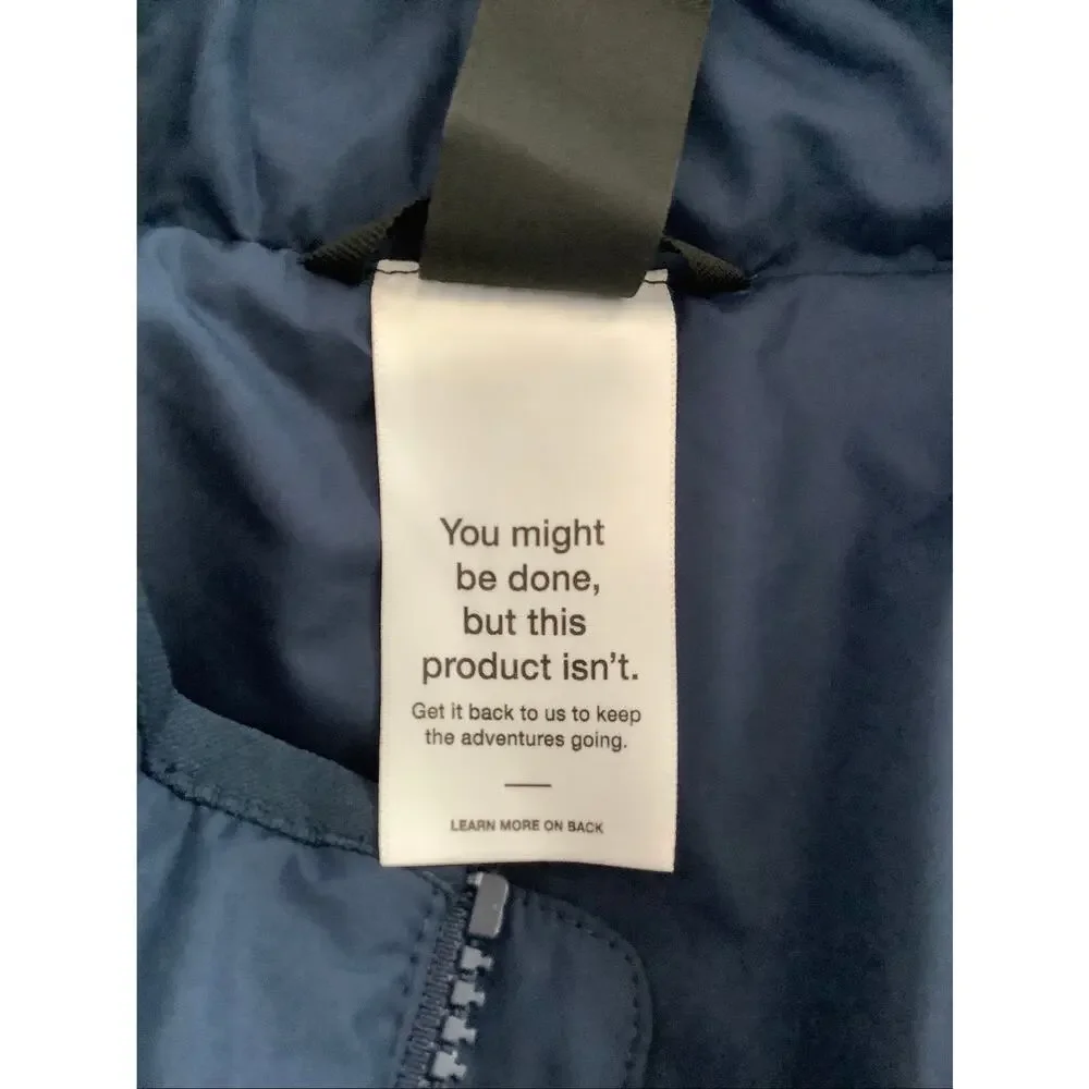 The North Face Men's L Summit Navy Junction Insulated Puffer Jacket N4-2